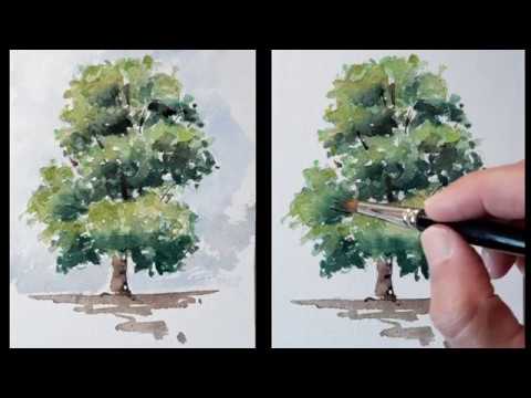 Pinta tu hogar con estilo: ¡Decora con un árbol con acuarelas!
